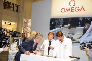 Tanja Bülter, Stephen Urquhart,  Michael Phelps