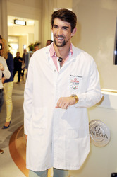 Michael Phelps im KaDeWe, Berlin