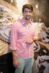 Michael Phelps im KaDeWe, Berlin
