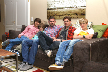 'Herzensbrecher - Vater von vier Söhnen' Set-Termin, Köln