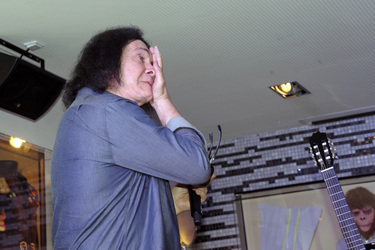 Gene Simmons im Hard Rock Cafe, Berlin