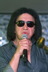 Gene Simmons im Hard Rock Cafe, Berlin