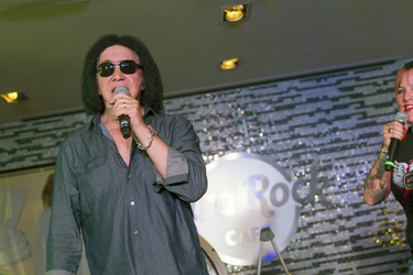 Gene Simmons im Hard Rock Cafe, Berlin