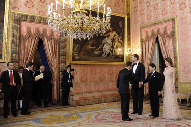 Felipe von Spanien, Naruhito von Japan, Letizia von Spanien