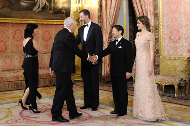 Felipe von Spanien, Naruhito von Japan, Letizia von Spanien