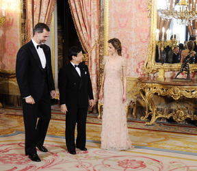 Felipe von Spanien, Naruhito von Japan, Letizia von Spanien