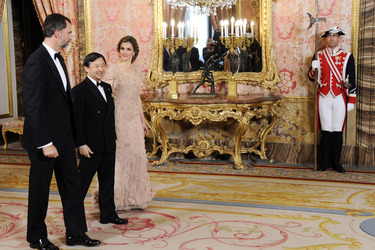 Felipe von Spanien, Naruhito von Japan, Letizia von Spanien