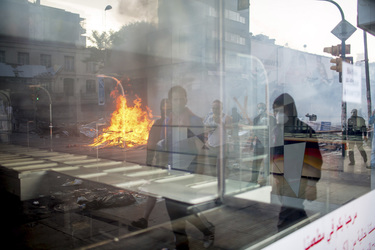 Polizei räumt das Protestlager am Taksim-Platz in Istanbul, Türkei