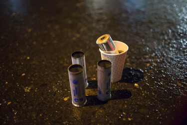 Polizei räumt das Protestlager am Taksim-Platz in Istanbul, Türkei