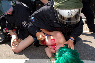 Femen Protest, Berlin