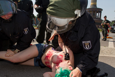 Femen Protest, Berlin