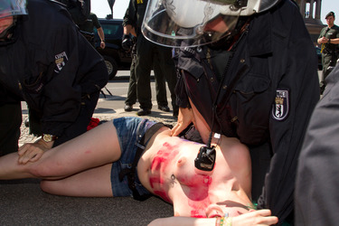 Femen Protest, Berlin