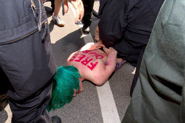 Femen Protest, Berlin