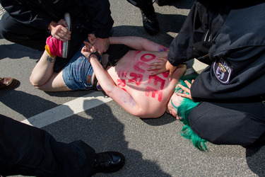 Femen Protest, Berlin