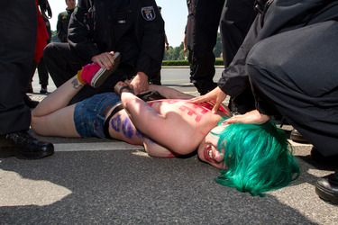 Femen Protest, Berlin