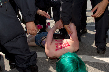 Femen Protest, Berlin
