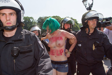 Femen Protest, Berlin