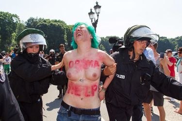 Femen Protest, Berlin