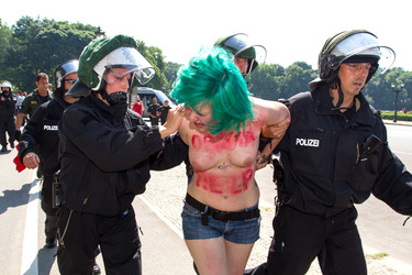 Femen Protest, Berlin