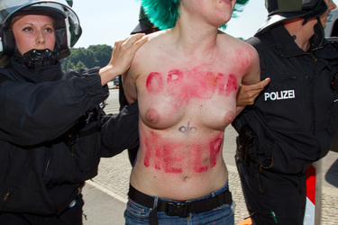 Femen Protest, Berlin