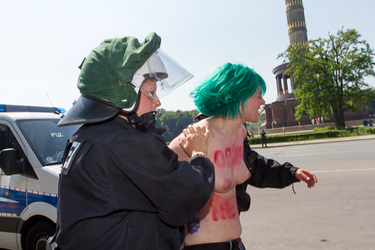 Femen Protest, Berlin