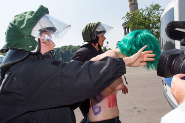 Femen Protest, Berlin