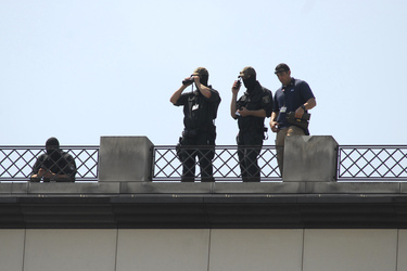 Präsident Obama spricht am Brandenburger Tor, Berlin