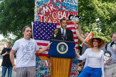 Anti Obama Demonstration, Berlin