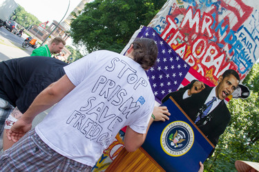 Anti Obama Demonstration, Berlin