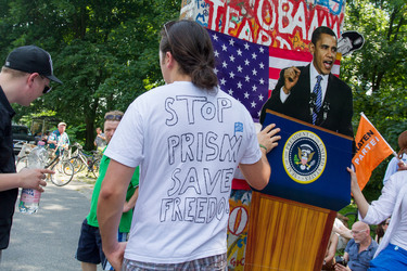 Anti Obama Demonstration, Berlin