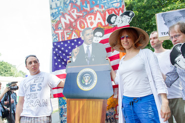 Anti Obama Demonstration, Berlin