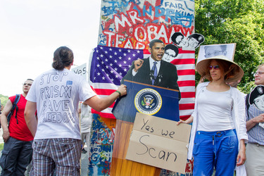 Anti Obama Demonstration, Berlin