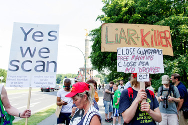 Anti Obama Demonstration, Berlin