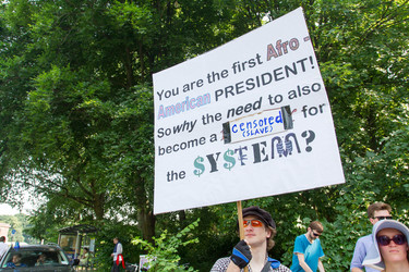 Anti Obama Demonstration, Berlin