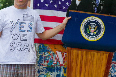 Anti Obama Demonstration, Berlin