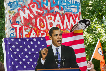 Anti Obama Demonstration, Berlin