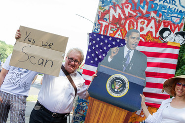 Anti Obama Demonstration, Berlin