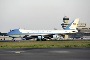 Ankunft von Präsident Obama, Berlin