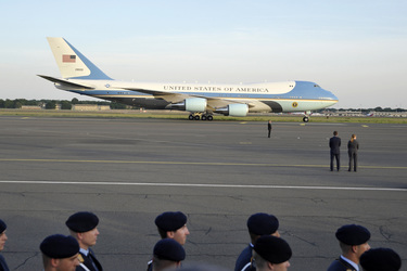 Ankunft von Präsident Obama, Berlin