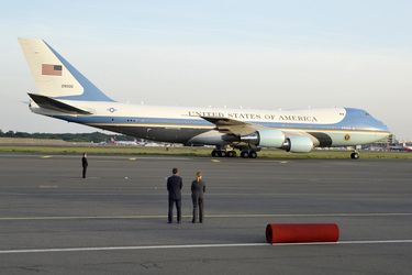 Ankunft von Präsident Obama, Berlin