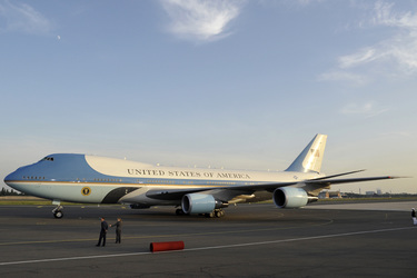 Ankunft von Präsident Obama, Berlin