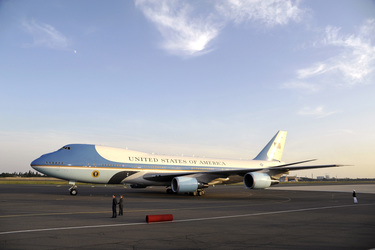 Ankunft von Präsident Obama, Berlin