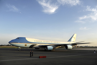 Ankunft von Präsident Obama, Berlin