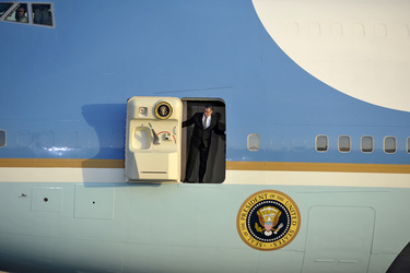 Ankunft von Präsident Obama, Berlin
