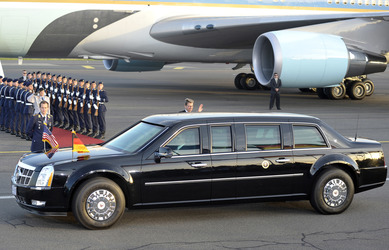 Ankunft von Präsident Obama, Berlin