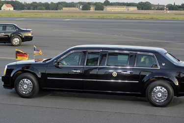 Ankunft von Präsident Obama, Berlin