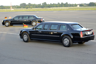 Ankunft von Präsident Obama, Berlin