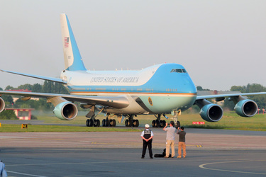 Ankunft von Präsident Obama, Berlin