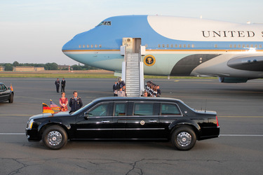 Ankunft von Präsident Obama, Berlin