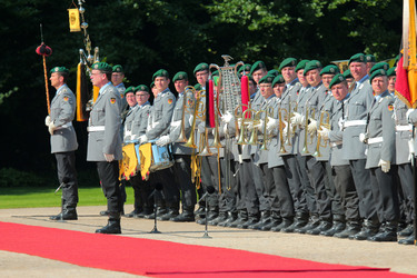 Präsident Obama besucht Schloss Bellevue, Berlin